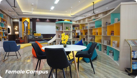 Female Campus Reading Rooms