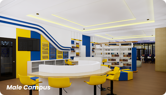 Male Campus Reading Rooms